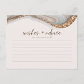 Agate Stone Marble Bride voor advies Kaart (Voorkant)