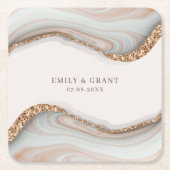 Agate Stone Marble Drink Onderzetters (Voorkant)