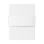 Agate Stone Marble Invitation Belly Band Uitnodigingen Wikkel (Achterkant Voorbeeld)