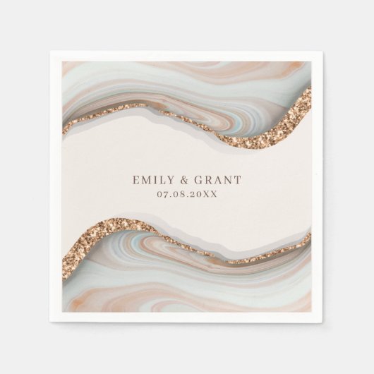 Agate Stone Marmer Servet (Voorkant)