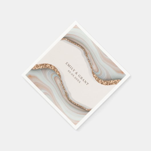 Agate Stone Marmer Servet (Hoek)