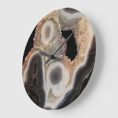 Agate stone wandklok (Hoek)