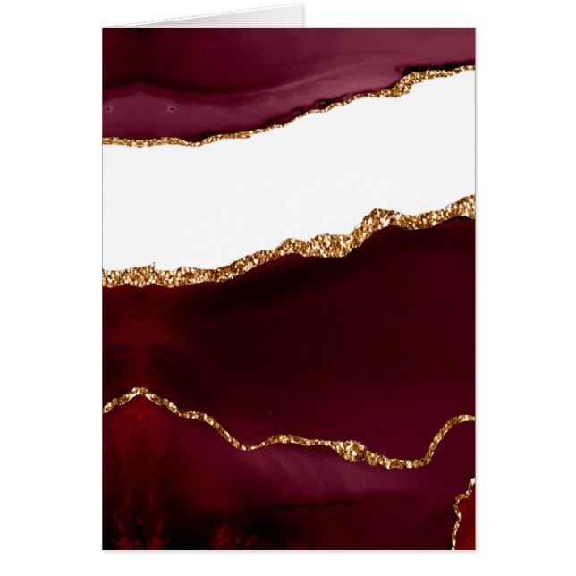 Agate wijn en goud (Voorkant)