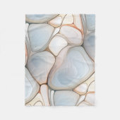 Agates & River Rocks Fleece Deken (Voorkant)