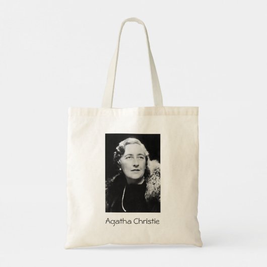 Agatha Christie Canvas tas (Achterkant)