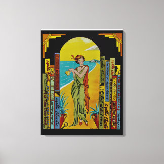 AGATHA CHRISTIE LIFE UNIEK DOEK CANVAS AFDRUK