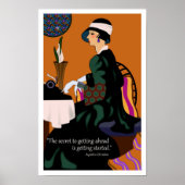 Agatha Christie Motivational Poster (Voorkant)