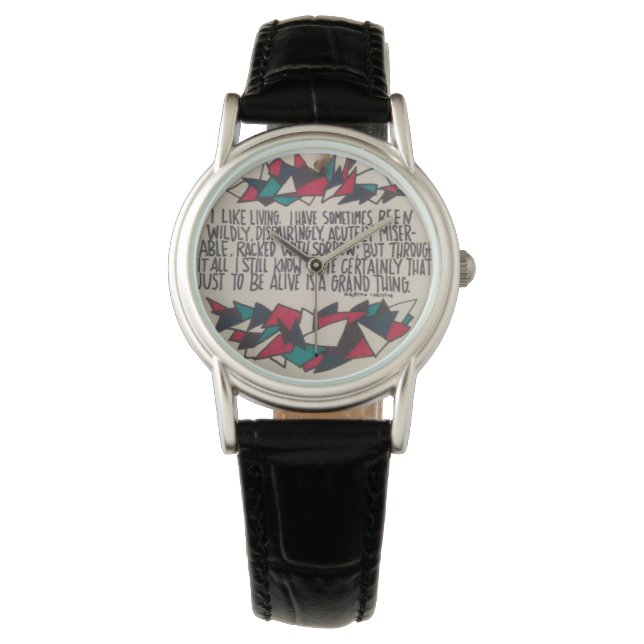 Agatha Christie watch Horloge (Voorkant)