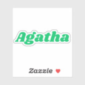 Agatha Sticker (Vel)