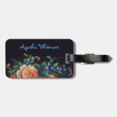 Agatha Victoriaans Bouquet Bagagelabel (Achterkant horizontaal)