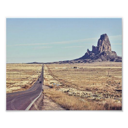 Agathla Peak Print, Arizona Foto Afdruk (Voorkant)
