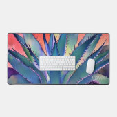 Agave bij zonsondergang bureaumat (Keyboard & Muis)