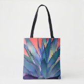 Agave bij zonsondergang tote bag (Voorkant)