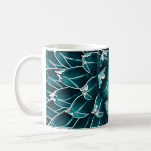 agave cactus, abstracte natuur background, top vi koffiemok