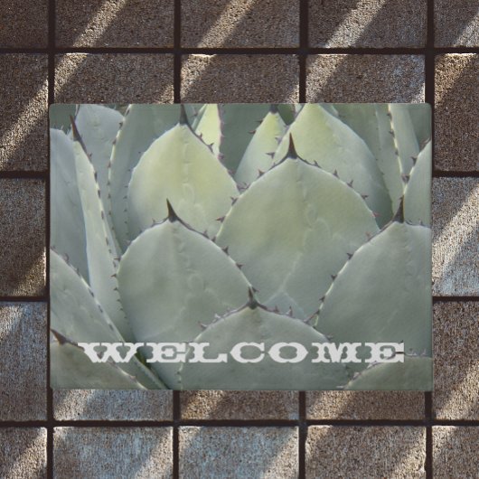 Agave Cactus Plant Welcome Deurmat