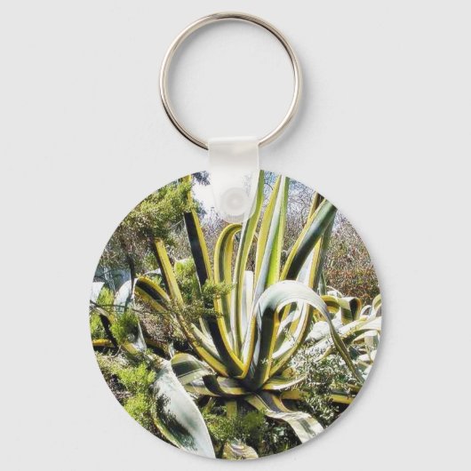 Agave Cactuses Sleutelhanger (Voorkant)