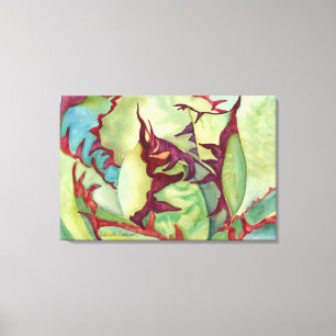 Agave door Debra Lee Baldwin Canvas Afdruk