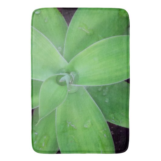Agave en Raindrops Badmat (Voorkant Verticaal)