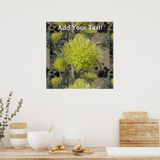 Agave Giant Flower Cluster Poster (Keuken)
