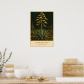 Agave – Illustratie van oude botanische afbeelding Poster (Keuken)