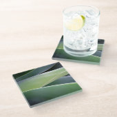 Agave Leaves Glazen Onderzetter (Schuin)