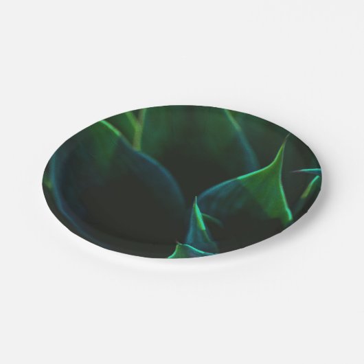 Agave Leaves Papieren Bordje (Gekanteld)