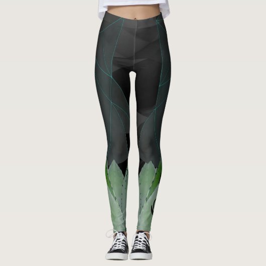 Agave Legging van Laura Eubanks (Voorkant)