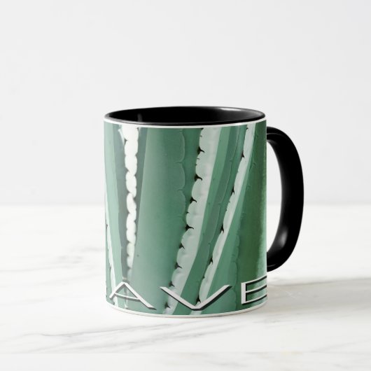 AGAVE-Mok, uniek Agave tequilana-ontwerp Mok (Voorkant rechts)