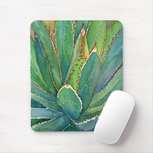 Agave mousepad muismat (Met muis)