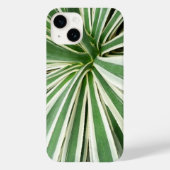 Agave Plant Green en White Striped Case-Mate iPhone Case (Achterkant)