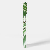 Agave Plant Green en White Striped Case-Mate iPhone Case (Achterkant / Rechts)