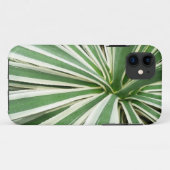 Agave Plant Green en White Striped Case-Mate iPhone Case (Achterkant (horizontaal))