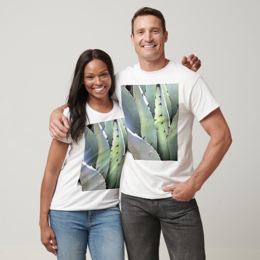 Agave Plant Succulent Blue Cacti Tequila woestijn T-shirt (Unisex)