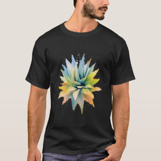 Agave Planten Waterverf Agave Plant Collector Mexi T-shirt