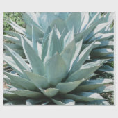 Agave Succulent Plant Cactus Green sage grijs Cadeaupapier (Vlak)