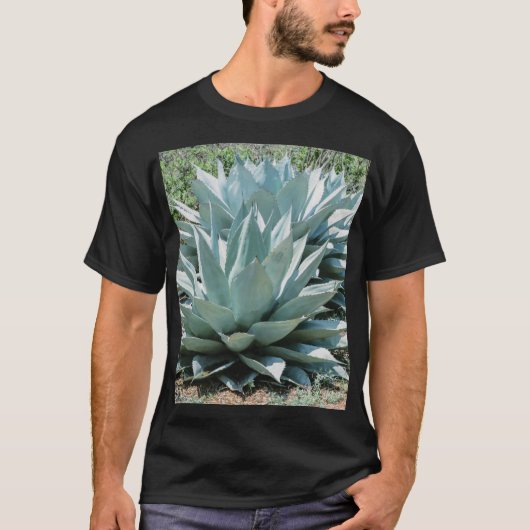 Agave Succulent Plant Cactus Green sage T-shirt (Voorkant)