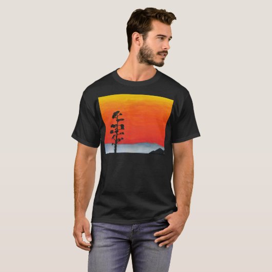 Agave Sunset T-shirt (Voorkant volledig)