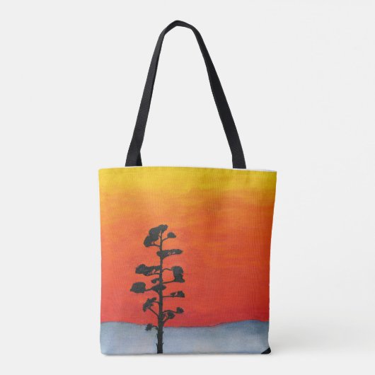 Agave Sunset Tote Bag (Achterkant)
