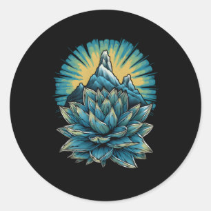 Agave Titanota Royal Agave Chalk Agave Succulent P Ronde Sticker