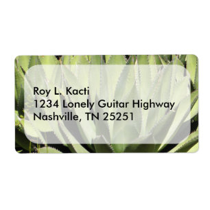 Agave Unieke Natuur Fotokunst Etiket