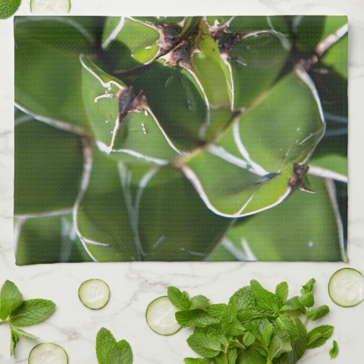 Agave Victoria Succulent Theedoek (Gevouwen)
