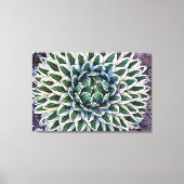 Agave victoriae-reginae Canvas Print (Voorkant)