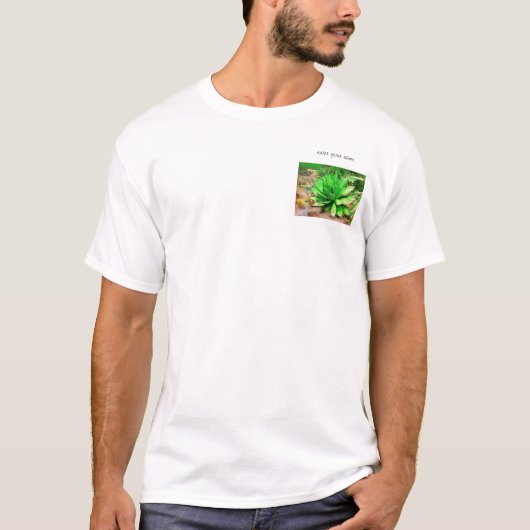 Agave - Walk in de tuin T-shirt (Voorkant)