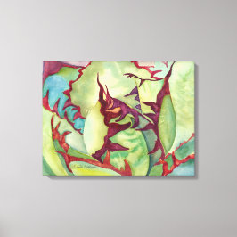 Agave Waterverf door Debra Lee Baldwin Canvas Afdruk