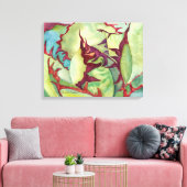 Agave Waterverf door Debra Lee Baldwin Canvas Afdruk (Insitu (Woonkamer))