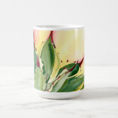 Agave waterverf mok, geel, door Debra Lee Baldwin Mok (Center)