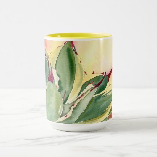Agave waterverf mok van Debra Lee Baldwin (Midden)