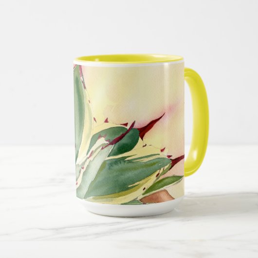 Agave waterverf mok van Debra Lee Baldwin (Voorkant rechts)