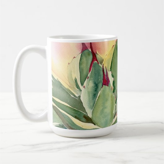 Agave waterverf mok van Debra Lee Baldwin (Links)