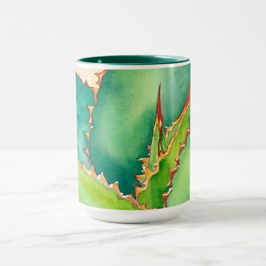 Agave waterverf mok van Debra Lee Baldwin (Midden)